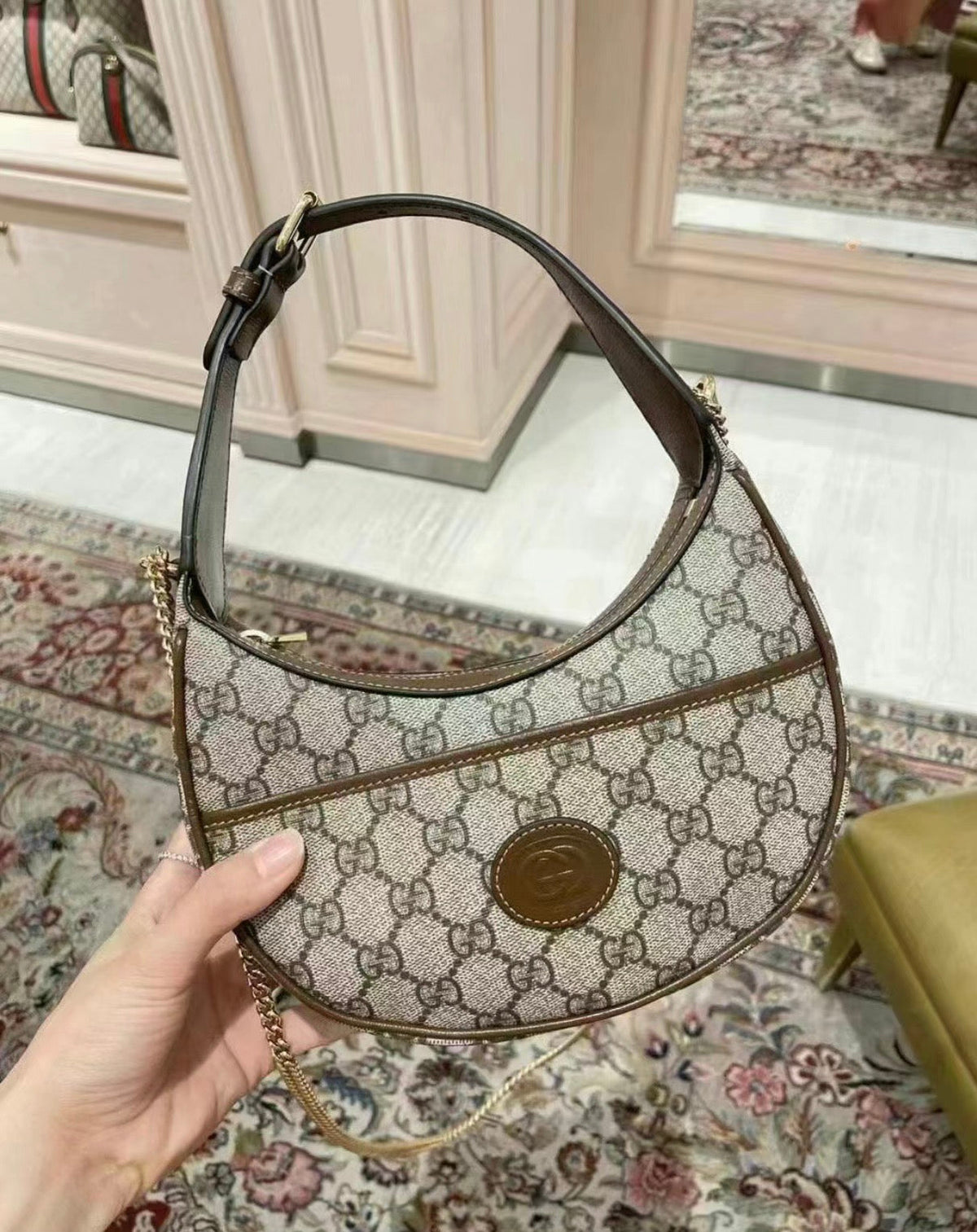 Gucci GG Retro Half Moon Bag – 726843